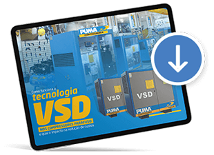  Como funciona a tecnologia VSD nos compressores parafuso e qual o impacto na redução de custos