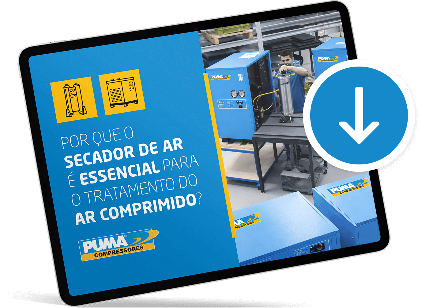 E-Book: Por que o Secador de Ar é essencial para o Tratamento do ar comprimido?