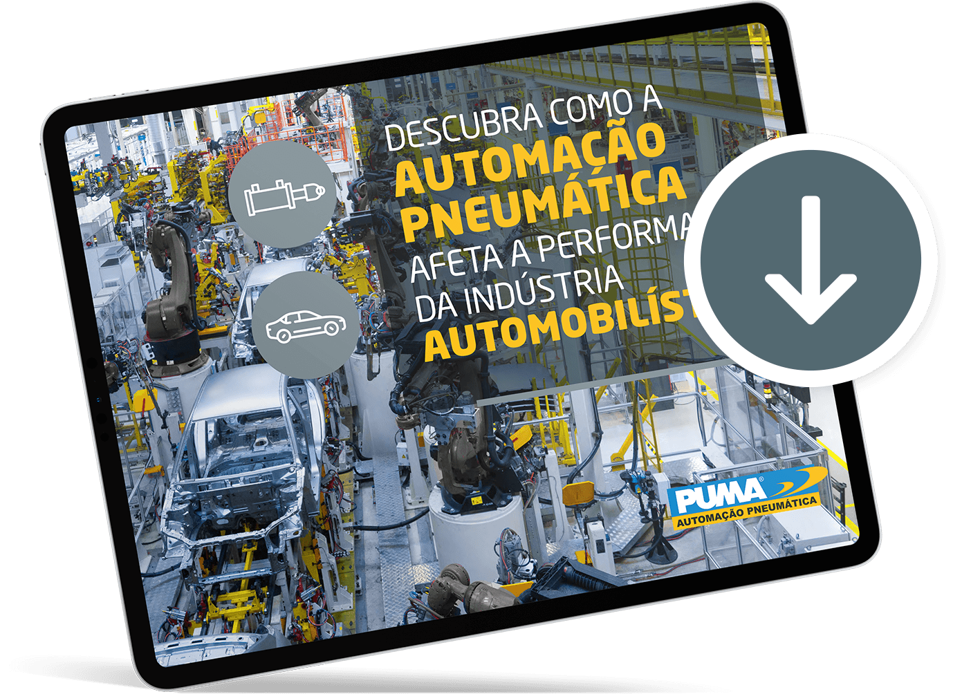 e-Book: Descubra como a automação pneumática afeta a performance da indústria automobilística