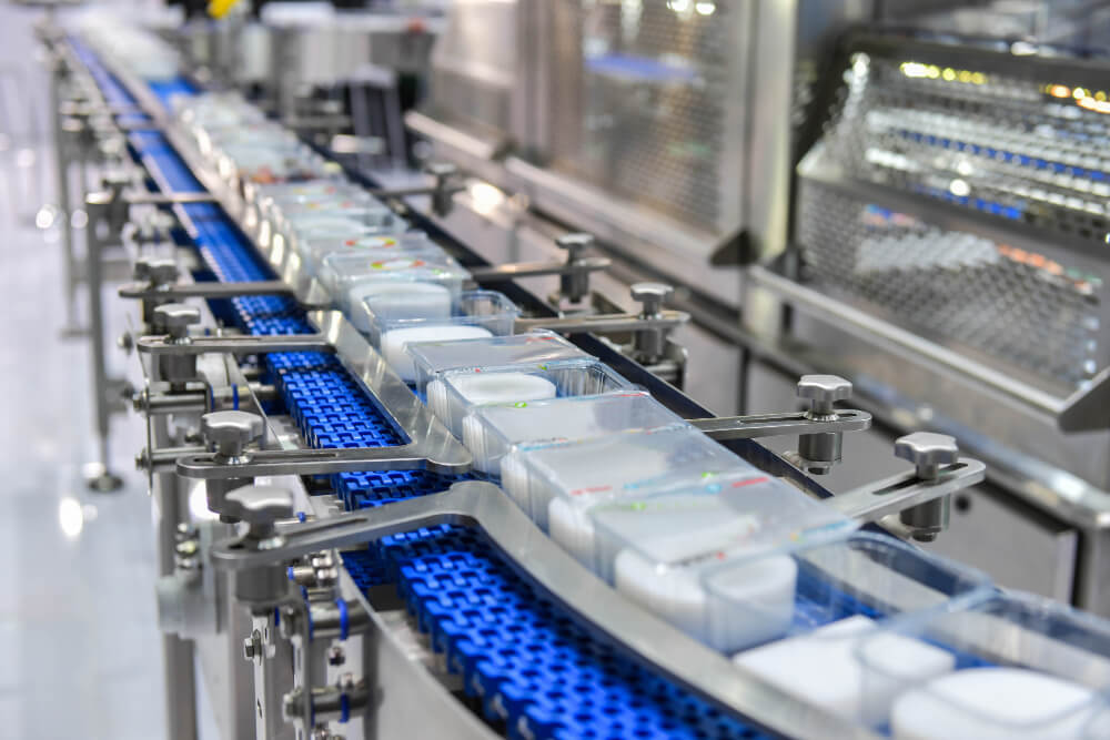 Automação pneumática em linhas de produção de embalagens