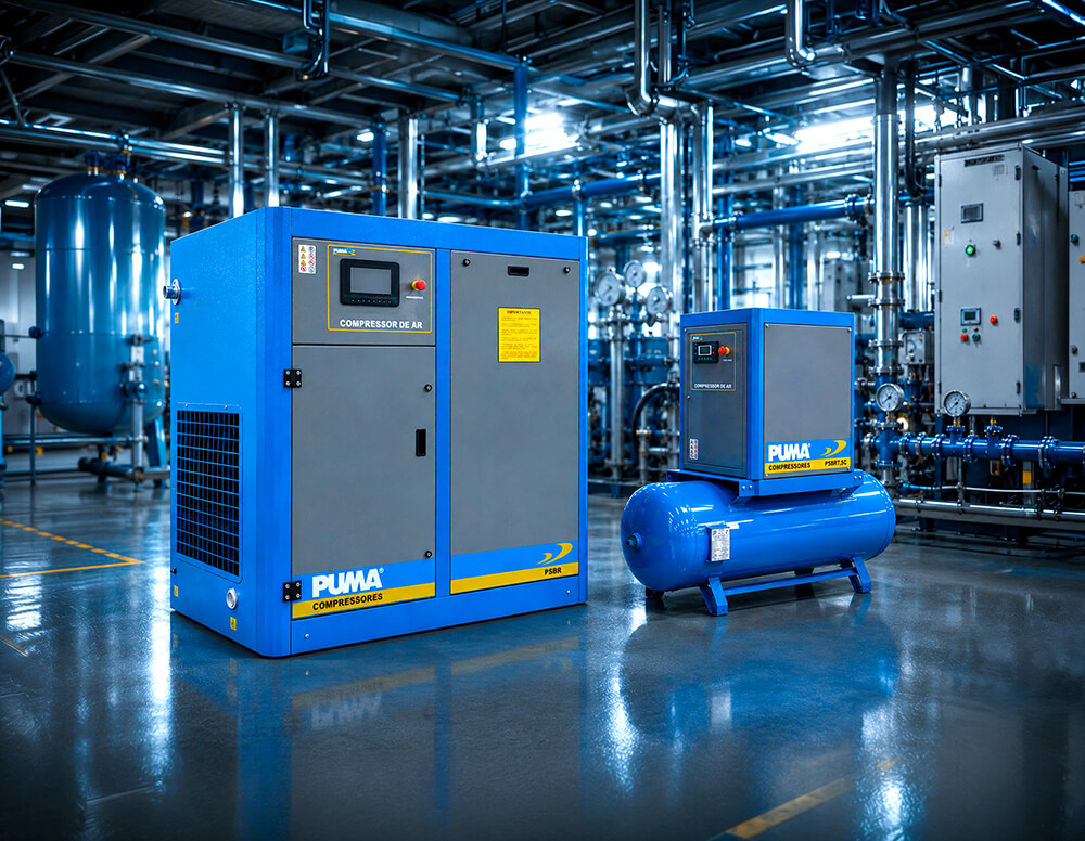 Impacto da temperatura ambiente na performance de compressores de parafuso