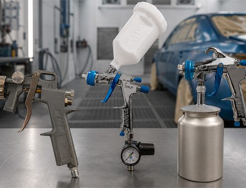 Como escolher a pistola de pintura ideal para a repintura automotiva
